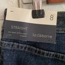 Liz Claiborne NWT  size 8 straight jeans Photo 4