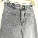 Rolla's  Womens Wide Leg Jeans High Rise Denim Sailor Comfort 80s Black Size 25 Photo 3