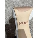 DKNY  women shoes heels cream/light grey open toe size 8 Photo 3