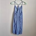 Charlotte Russe Sleeveless Periwinkle Blue V-Neck Racerback Lace Dress Photo 3