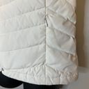 Talbots Duck Down Filled Ivory Puffer Vest Women SP Full Zip Fall Photo 3