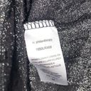 n:philanthropy Womens Size M  Delia Black Silver Metallic Top NWT Photo 4