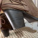 American Eagle  Outfitters Brown Lace Up Ankle Booties Boots 10M Photo 6