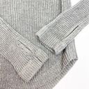 Lululemon  Cabin Yogi Long Sleeve Heathered Medium Grey Ribbed Cashmere Sweater Photo 8