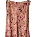 Nine West  Size 8P Women's Pink Floral Flared Knee Length Skirt Photo 0