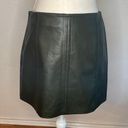 Francesca's ‎ Vegan Leather Green Mini Skirt Photo 0