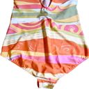 Gottex  One Piece Swimsuit in Painted Desert Orange Pink Gold Women’s Size 22W Photo 3