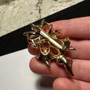 Christmas Bells With Enamel Holly Berries Holiday Brooch Pin NWOT Gold Photo 3