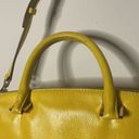 Michael Kors GUC Canary Yellow  Medium Sized Zippered Adjustable Strap Purse Photo 2