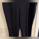 Elizabeth and James  Size XL Front Pleat Black Flare Leg Pants Photo 2