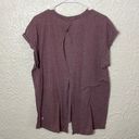 Lululemon Box It Out Short Sleeve Heathered Oxblood Photo 2