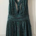 Lulus Blue Green Sparkly Dress Photo 2