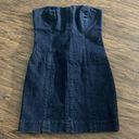 joe's jeans Joe’s Jeans Blue Denim Bustier Style Mini Dress - size P Photo 0