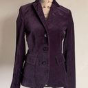 Eddie Bauer  Corduroy Velour Purple Blazer Sz 2 Photo 1