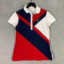 Tommy Hilfiger Tommy‎ Hilfiger Women's Polo Shirt S Multicolor Colorblock Short Sleeve Photo 3