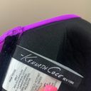 Kenneth Cole  Padded Tie Purple Halter Bikini Top Photo 2