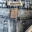 Blue Spice light wash distressed jeans shorts y2k Photo 1