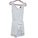 Drew  COLBY FAUX WRAP TIE FRONT OFF WHITE VNECK TANK DRESS S Photo 1