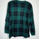 Cathy Daniels  Sweater Top Plaid Photo 3