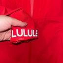 Lululemon  Break a Trail Jacket Grenadine Red sz 12 Photo 4