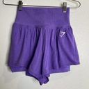 Gymshark Vital Seamless 2.0 2-in-1 Shorts Purple High Waisted Womens XS Photo 0