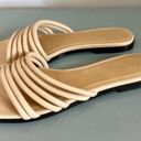 frame denim FRAME Le Capri Strappy Slide Sandals 8.5 9 NEW Nude Tan Photo 2