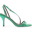 Reiss Green Strappy Sandals Heels, Size EU 39 | US 8, Brand New w/o Box Photo 4