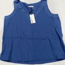 DKNY  pure Womens Linen V-Neck Tank Top size xl (b10) Photo 0