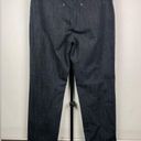 Talbots Vintage  Black Dark Wash Denim Straight Leg Jeans Photo 3