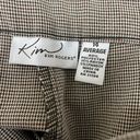 kim rogers NWT  Black & Brown Houndstooth Average 14 Womens Dress Pants-Straight Photo 4