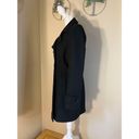 Anne Klein  Black Double Breasted Wool Blend Pea Coat Size S Photo 3