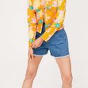 Nasty Gal ‎ Floral Print Button Down Plunging Blouse Photo 1