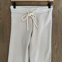 Varley Alice High Waist Textured Cotton Sweatpants 2.0 Praline and Ivory Size XS Photo 1