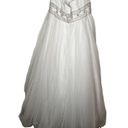 Oleg Cassini  White Strapless Wedding Gown Photo 5