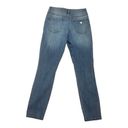 Guess  womens 28 skinny tie front lace up jeans denim blue club y2k 90s Photo 10