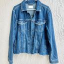 Rails  Mulholland Long Sleeve Button Front Trucker Jean Jacket Blue Womens Medium Photo 2