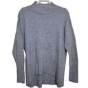 a.n.a . A New Approach Womens Medium Pullover Long Sleeve Blue Tweed Sweater Photo 0