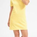 Everlane Yellow White Striped Tee Shirt Dress Photo 0