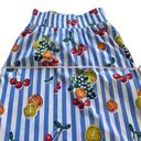 Show Me Your Mumu  Fruit Basket Plaza Blue Striped Pull On Midi Skirt SZ XS Photo 14