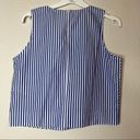 Banana Republic  Stripe Poplin Cropped Shell Top Size SP Photo 6