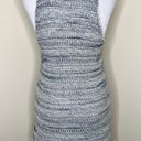 Vince Linen Silk Tank Top MEDIUM Woven Knit Scoop Neck Racerback Beach Crochet Photo 2