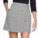 A New Day  Plaid Mini Wrap Skirt Size 8 Photo 0