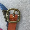 Coldwater Creek  colorful leather belt size small Photo 1