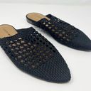 American Eagle  Black Slide Fabric Upper Flats Loafers Size 7.5 Photo 0