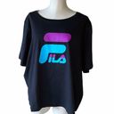 NWT  Osanna Tee Fila Color Block Logo  3X Photo 1