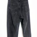 Pretty Little Thing  Mom Jeans Baggy Tapered Leg Size 4 Black Wash Photo 5