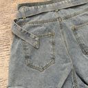 Kittenish Blue Jean Shorts with Belt Size S Photo 7