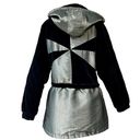 London Fog Vintage  Metallic Jacket with Geometric Detail Photo 3