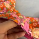 Blackbough Playtime Bikini Set Small, Jamie Top & Bottoms Orange Red Pink Floral Photo 8