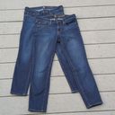 Gap Set of 2  Legging Skimmer Darkwash Jeans  Size 26/2 Photo 0